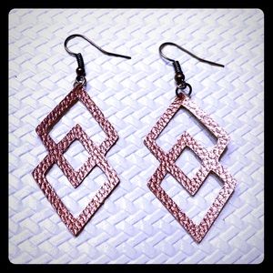 Faux Leather Earrings